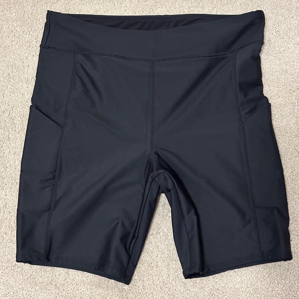 Torrid Swim Biker Shorts With Pockets Womens Plus Size 1X 14-16